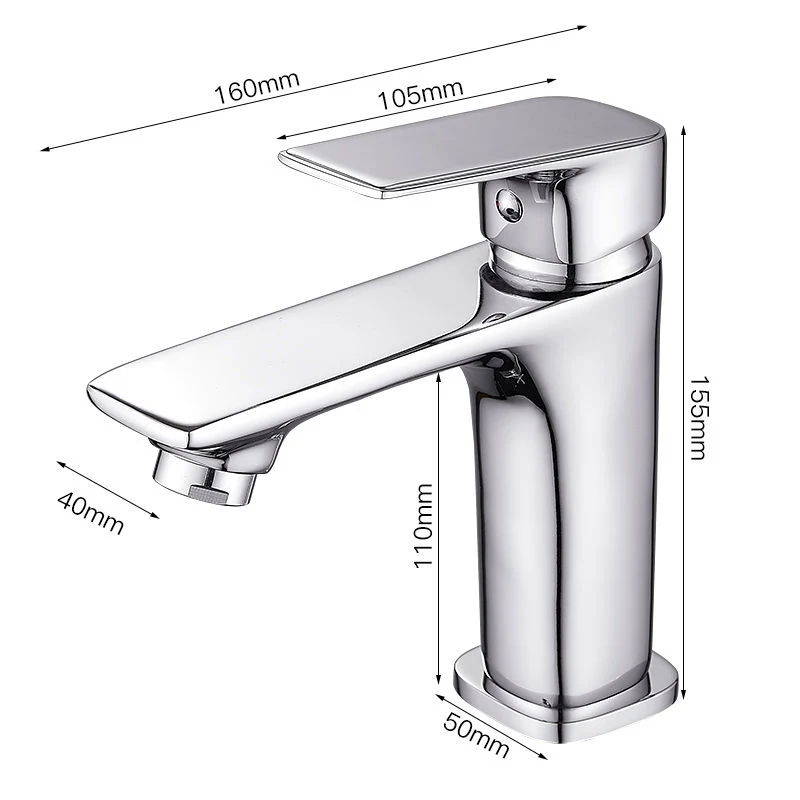 Sanitary Ware Water Tap Zinc Bathroom Faucet Basin Faucet